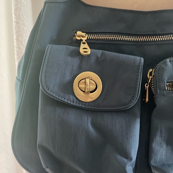 Baggallini San Marino Purse Bag Satchel - Blue - Picture 3 of 10